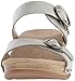 Dansko Women's Manda Slide Sandal, Oyster Washed Leather, 38 EU/7.5-8 M US