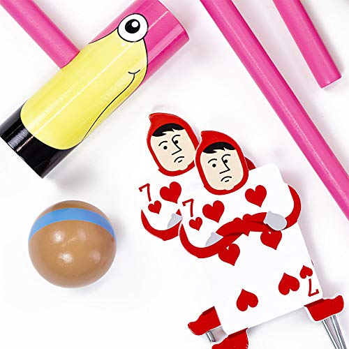 Queen of Hearts Flamingo Croquet Alice in Wonderland Themed Croquet