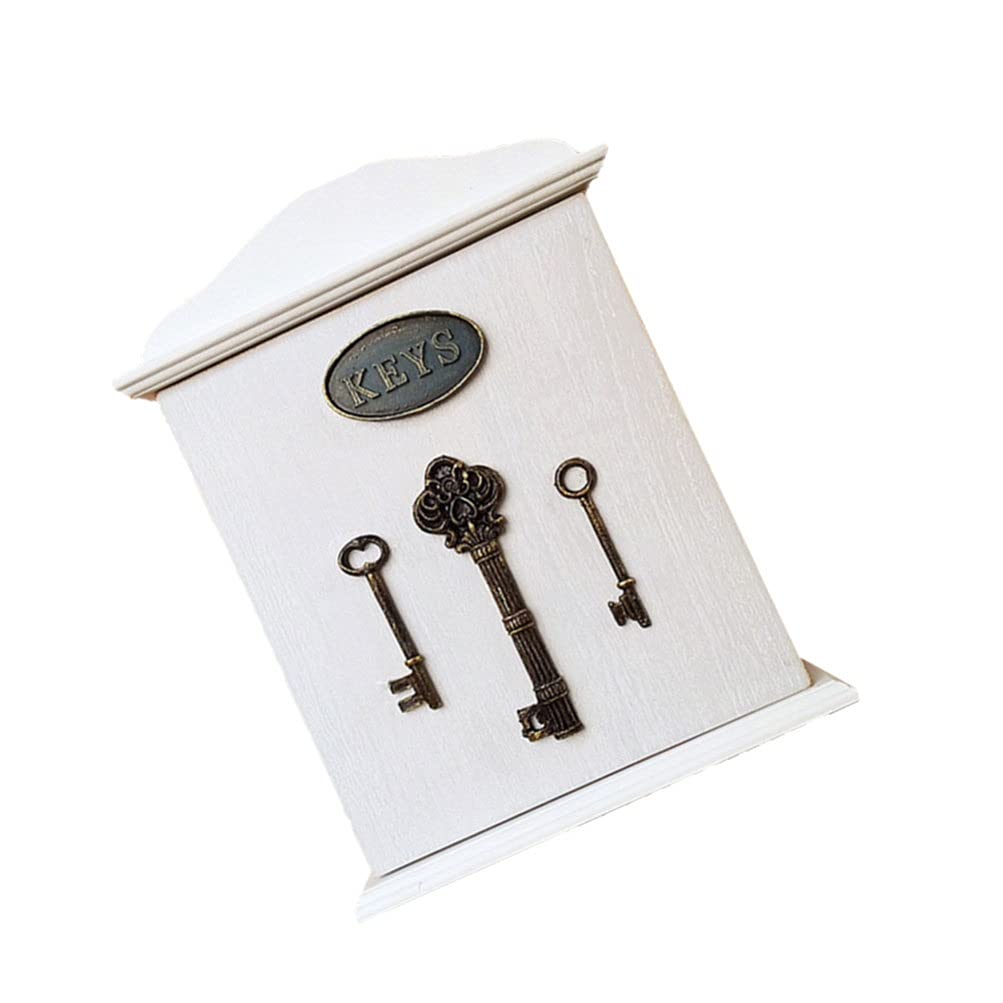 Buy VOSAREA Entryway Key Box Retro Key Wall Mount Wooden Key