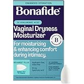 Bonafide Vaginal Dryness Relief (Revaree Plus) with Hyaluronic Acid & Soothing Sweet Almond Oil. Relief from dryness & painful sex. — 1-Month Supply