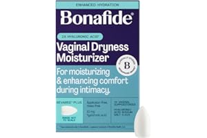 Revaree Plus by Bonafide. Vaginal Moisturizer with 10mg Hyaluronic Acid & Soothing Sweet Almond Oil. — 1-Month Supply (10 Inserts)