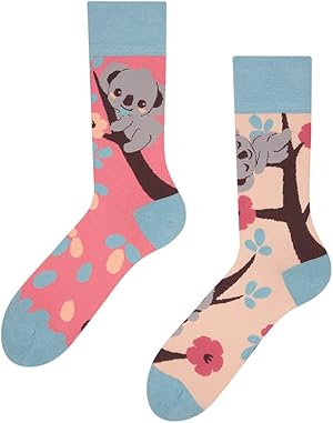 Dedoles Socken Unisex Damen Herren & Kinder Baumwolle viele lustige Designs Fussball Fahrrad Pferde Pflanzen Feuerwehr Geschenk links rechts verschieden
