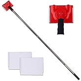 Gosknor Paint Edger Tool for Walls, Edge Painting Brush Adjustable Pad Applicator with 5-Section Extension Poles & 2 Refill P