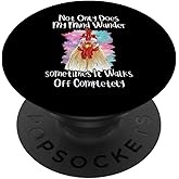 Not Only Does My Mind Wander Sometimes It Walks Off Chicken PopSockets Adhesive PopGrip