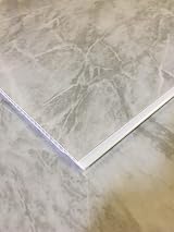 DBS Grey Marble 5mm PVC Wall Panels Shower Wet Wall Ceiling Cladding 16 Pack view 2