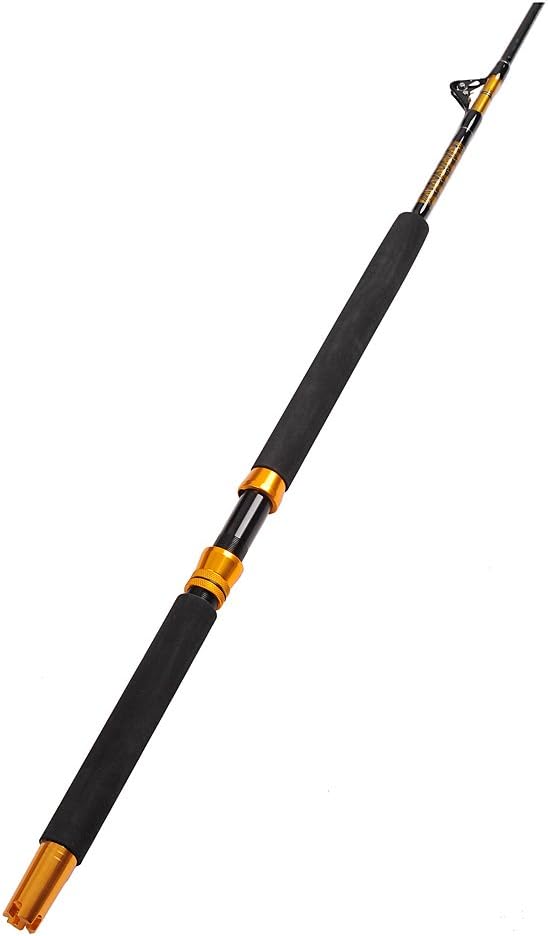 Fiblink 1Piece Saltwater Offshore Heavy Trolling Rod Big Game Roller