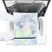 HOPDAY Wash Bags, Delicates Mesh laundry Bags, Super Premium Quality Bra lingerie Protection Washing Drying Bag with Rust Proof Flow Zipper, Set of 6 (3 Medium & 3 Large)-Black & White