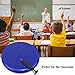 Trideer Inflated Stability Wobble Cushion with Pump, Flexible Seating Classroom, Extra Thick Core Balance Disc, Wiggle Seat for Sensory Kids (Office & Home & School) (34cm Royal Blue)