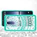 ZTE Zmax Pro Case , ZTE Carry Z981 Case,ZTE Z981 Case Clear , AnoKe Cute Women Girls Mandala Ultra Thin Slim Fit TPU Bumper Hybrid Protective Phone Case Cover For ZTE Zmax Pro Z981 TM CH Mint