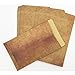 QingLanJian Vintage Kraft Paper Writing Paper with Envelopes Stationary Sets-32 Sheets and 16 Envelopes