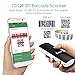 Eyoyo 1D 2D QR Wireless Barcode Scanner Bluetooth, USB Wired Portable PDF417 Data Matrix Bar Code Reader with 1600mAh Battery for Store, Supermarket, Warehouse