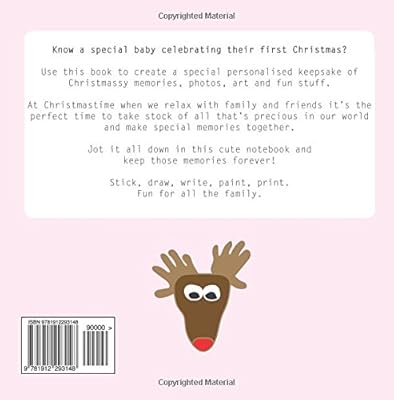 personalised first christmas book