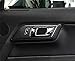 Carbon Fiber Inner Car Door Handle Frame Trim Cover 2pcs for Ford Mustang 2015-2019