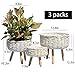 REVOLUMINI Wicker Plant Stand for Indoors Handmade with Natural Materials Modern Style Flower Pot Holder,Set of 3thumb 2