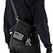 AMYIPO MOLLE Pouch Multi-purpose Compact Tactical Waist Bags Small Utility Pouch (75 Black Pouch with Shoulder Strap)