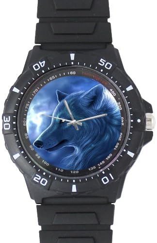 Personalized Watch Cool Wolf Black Plastic High Quality Watch 100% Plastic Quartz Watch