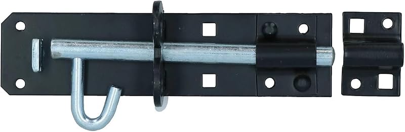 Merriway BH01738 Type 2A Heavy Duty Brenton Bolt Padbolt 150mm Black Pad