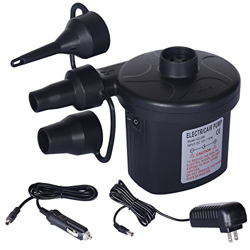 240V ELECTRIC AIR INFLATOR AIRBED PUMP AND DEFLATOR NEW 130W