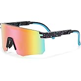 QUSBOI Kids Sunglasses Polarized Youth Baseball Sunglasses for 8-14 Boys Girls UV400 Sports Cycling Glasses