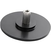 1x Large M8 Screw Interfacr Vacuum Vac-u-lock Machine Base Adapter Attachments Suction Cup Connector Stainless Steel Surface Mirror Treatment, Powerful Suction 12cm/4.7in
