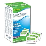 SinuCleanse Saline Solution Packets, 60 packets (Pack of 3)
