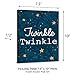 Twinkle Twinkle Little Star - Baby Boy Nursery Wall Art & Kids Room Decor - 7.5” x 10” - Set of 3 Prints