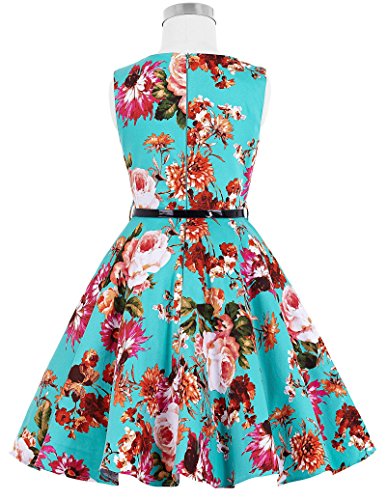 1 Kate+Kasin+Sleeveless+Vintage+Dresses