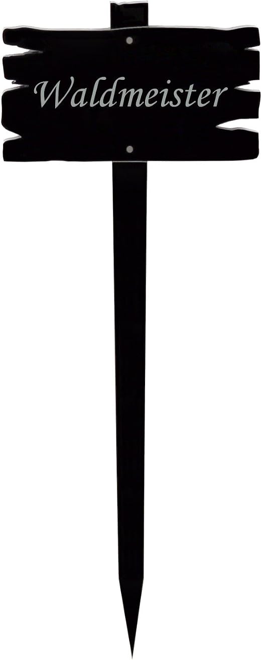 Cristal Acrílico – Letreros para plantas, Tabla de madera, negro ...