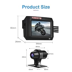 VSYSTO 3'' IPS Screen WiFi Motorcycle Dash