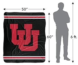 University of Utah Blanket, 50"x60" Primary Logo