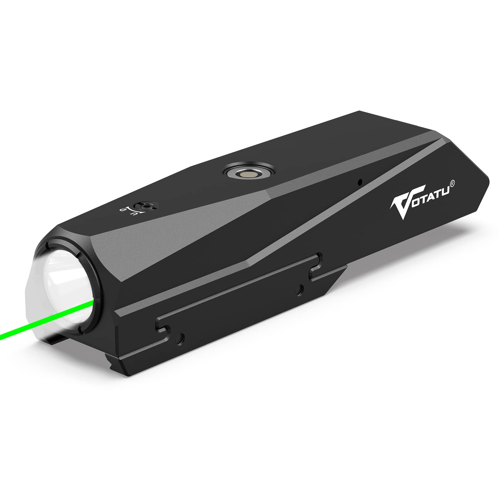 Photo 1 of VOTATU P9L-G Tactical Light Laser Combo - 1600 Lumens LED & Green Laser Sight for Picatinny Rails with Magnetic Charger and Momentary/Constant-on Switch