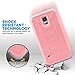 ULAK Galaxy S5 Case, Knox Armor Rugged Dual Layer Hybrid Protective Case for Samsung Galaxy S5 i9600 (Coral Pink/Gray)