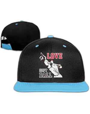 Cool Man Love Softball Kids Hip Hop Baseball Cap Hat For Boys Girls