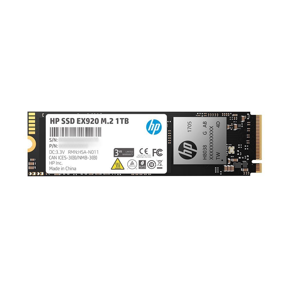 Amazon.com: HP EX920 M.2 1TB PCIe 3.1 x4 NVMe 3D TLC NAND Internal Solid  State Drive (SSD) Max 3200 MBps 2YY47AA#ABC: Computers & Accessories