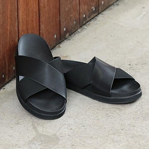 Amazon ビューティ ユース ユナイテッドアローズ メンズ Beauty Youth By コンビ クロス サンダル Black 7 シューズ