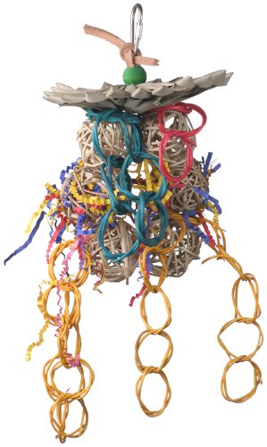 Super Bird Creations 10 by 5-1/2-Inch Mexican Hat Dance Bird Toy, Medium