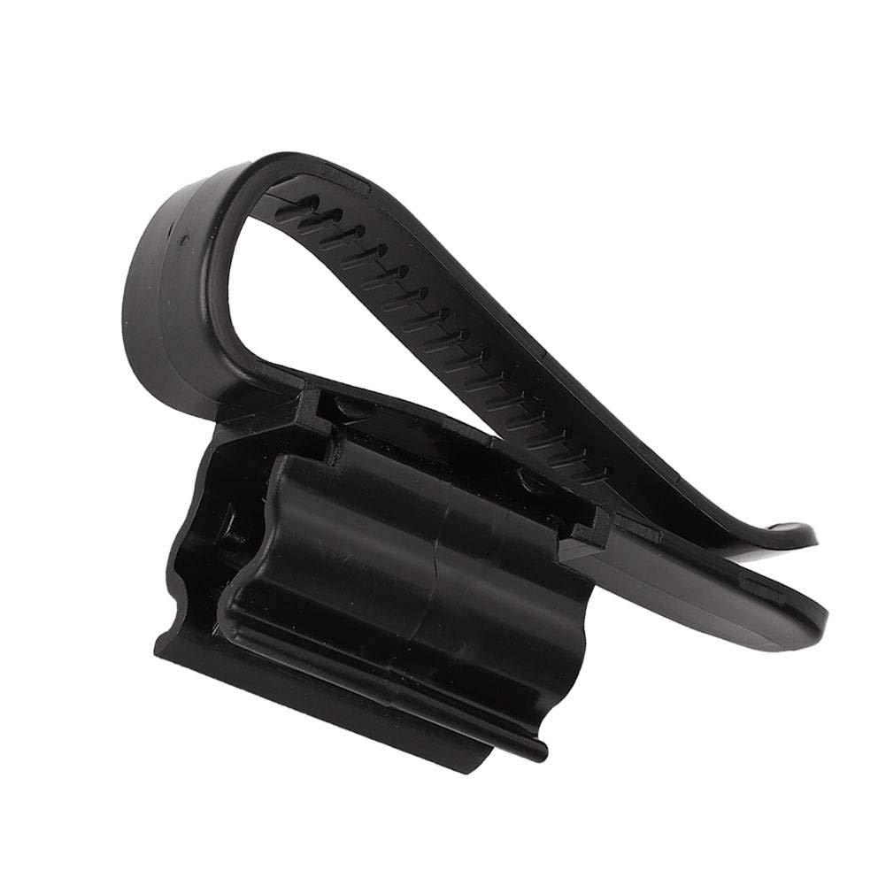 Fdit 5Pcs Adjustable Aquarium Hose Holder Clips, Fish Tank Water Pipe Clamp for 8-16mm Hoses, Secure Mounting Clip for Air Pump Tubing & Filter Pipes, Black