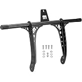 Wsays Front Crash Bar Flat-Out Highway Engine Guard Compatible with Harley Dyna FLD FXD/I FXDB/I FXDC/I FXDF FXDL/I 2006-2017 with Forward Controls or Floorboards (Gloss Black)