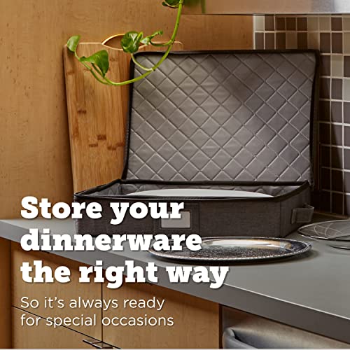 StorageLAB China Storage Set, Hard Shell and Stackable, for Dinnerware