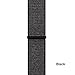 Nylon Sport Loop Band SIKAI 20mm Replacement Nylon Strap Compatible with Amazfit Bip/Huawei Watch 2 Sport/Ticwatch E Breathable with Hook and Loop Fastener Adjustable Closure (Black)