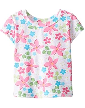Baby & Toddler Girls' Cap Sleeve Rashguard Shirt UPF 50+