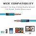 Wired Earbuds Earphones, Baymic in Ear Headphones Magnetic Ear Buds Built-in Mic/Volume Control, Metal Bass Stereo Noise Cancelling Headsets Sweatproof Ear Phones for Running & Sports (Blue)