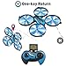 RCtown ELF II Mini Drone for Kids Altitude Hold Height Headless Mode 3D 360° Flips & Rolls RC Quadcopter One-Key Return Helicopter Steady Super Easy Fly for Beginners (Blue)
