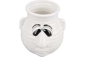 Omabeta Egg Separator, Funny Snot Nose Design Ceramic Egg Yolk Separator, Easy Operation Time Saving Kitchen Tool, with Premi