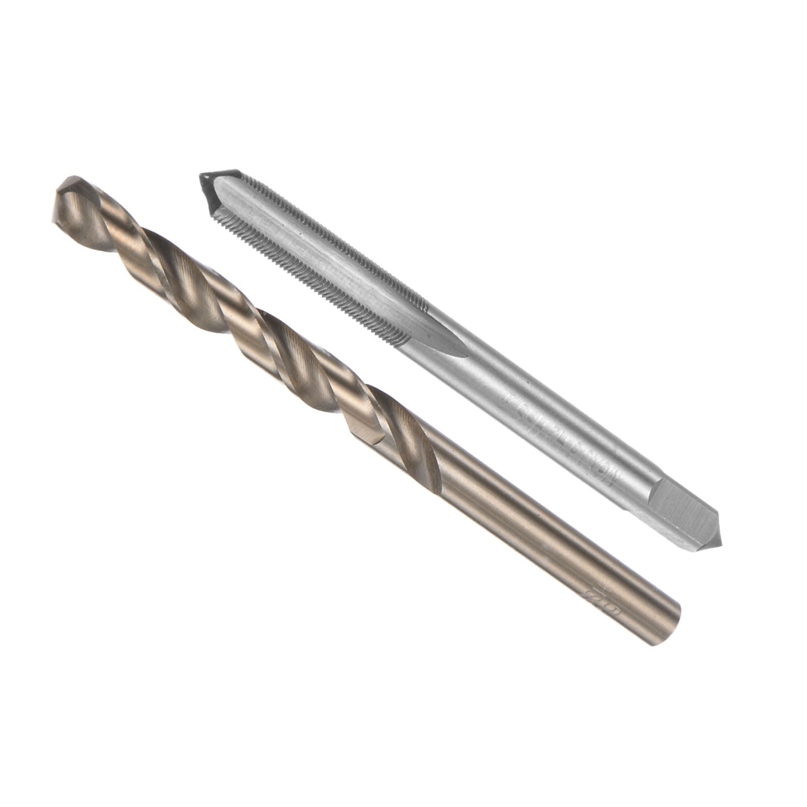 CoCud Tap and Drill Bit Set, M6 x 0.5 Tap Thread 6.5mm Drill Diameter, Left Hand Metric Machine Screw Tap & Twist Drill Bit Tool Kit - (Applications: for Threading Tapping), 1-Set