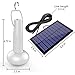 [Upgraded] Solar Powered LED Light Bulb - i-FSK Rechargeable Emergency Solar Lamp with rotable Plug- in Solar Panel,S-120LM, Portable &Waterproof for Indoor Outdoor Barn Camping Hiking Home& Reading