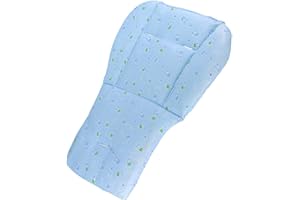 Topwon Baby Stroller/Car Seat/High Chair Wateroof Rainbow Striped Breathable Cushion Seat Liners Cover Protector(Blue)