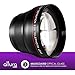 58MM 2.2x Altura Photo Professional Telephoto HD Lens for CANON REBEL (T6s T6i T5i T4i T3i T3 T2i T1i XT XTi XSi SL1)