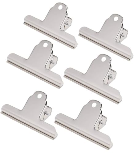 Sparco Bulldog Clip With Magnetic Back - Size 2 (2-1/4" Wide), 12 Per Box - Heavy Duty Nickel-Plated Steel