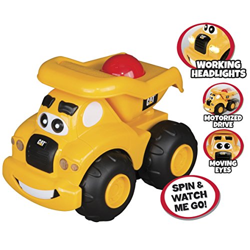 Toy State Pre-School Lights and Sounds Caterpillar CAT Roll and Go Dump Truck Vehicle